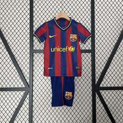 Retro Kids Barcelona Home Jersey 09/10