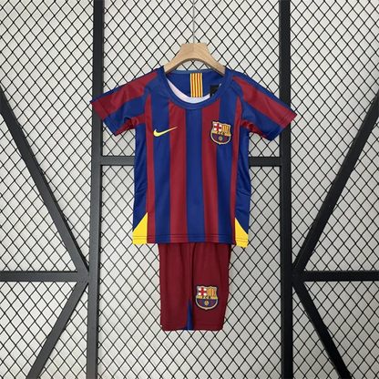 Retro Kids Barcelona Home Jersey 05/06
