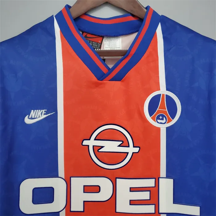 Paris PSG Jersey Home kit 1995/96 Retro Football Team Soccer Shirt