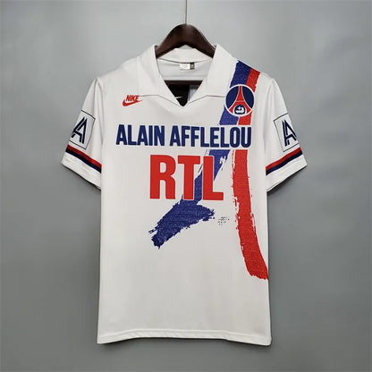 Paris PSG Jersey Home kit 1990/92 Retro Football Team Soccer Shirt
