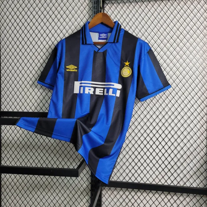 Inter Milan Jersey Home kit 1995/96 Retro Football Team Soccer Shirt