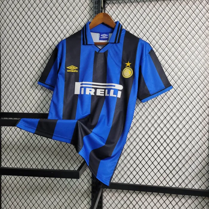 Inter Milan Jersey Home kit 1995/96 Retro Football Team Soccer Shirt