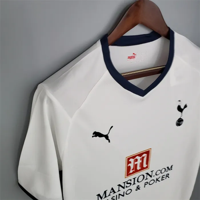 Tottenham Hotspur Jersey Home Kit 2008/09 Retro Football Team Soccer Shirt