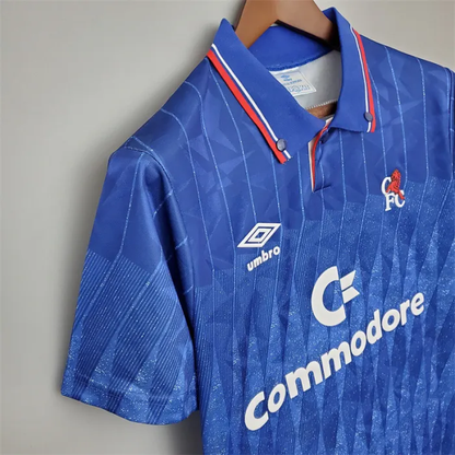 Chelsea Jersey Home Kit 1989/1991 Retro Football Team Soccer Shirt