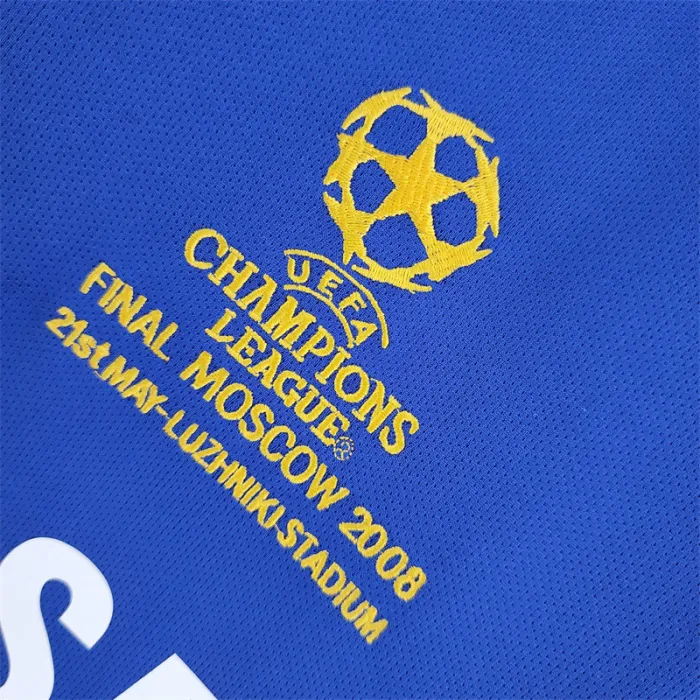 Chelsea Jersey Home Kit 2008 2009 Retro Football Team Soccer Shirt