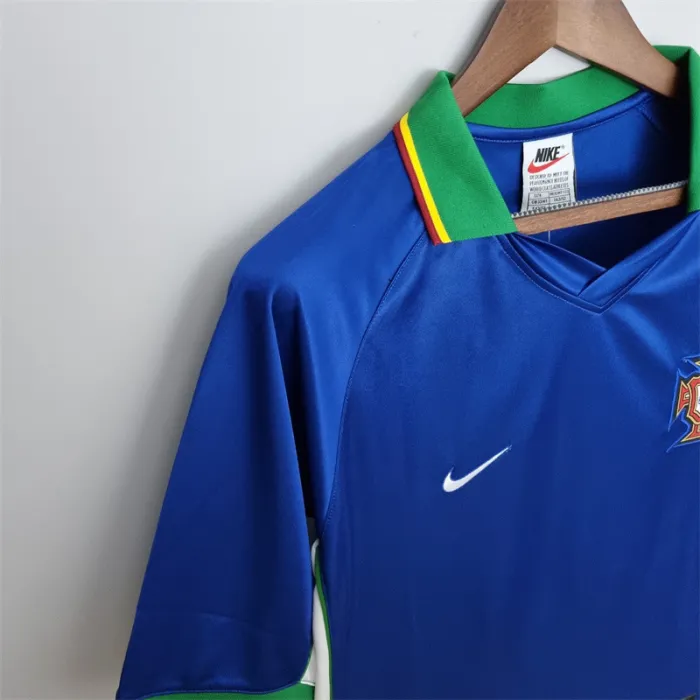 Portugal Jersey Away kit 1998 Retro Football Team Soccer Shirt