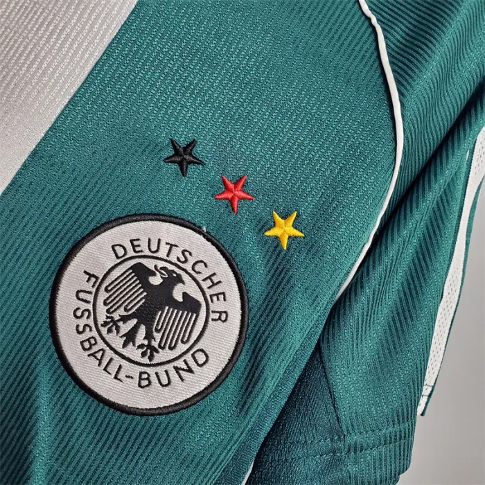Germany Jersey Away Kit 1998 Retro Football Team Soccer Shirt