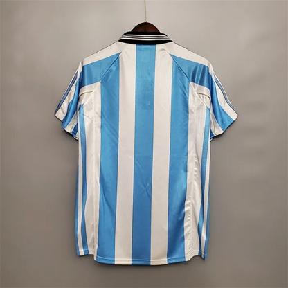 Argentina Jersey Home kit 1998 Retro Football Team Soccer Shirt