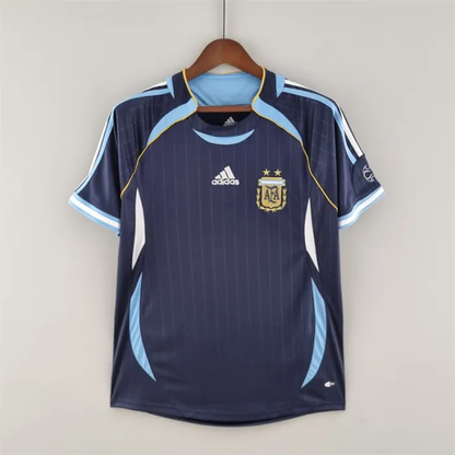 Argentina Jersey Away Kit 2006 Retro Football Team Soccer Shirt
