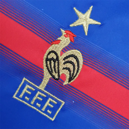 France Jersey Home Kit 2004 Retro Football Team Soccer Shirt