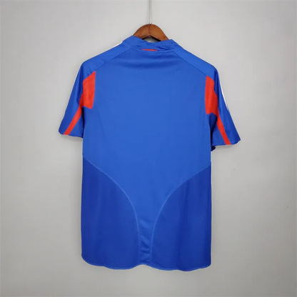 France Jersey Home Kit 2004 Retro Football Team Soccer Shirt