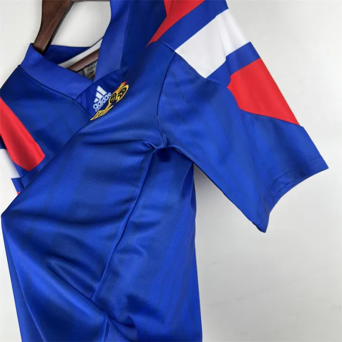 France Jersey Home Kit 1992 1994 Retro Football Team Soccer Shirt