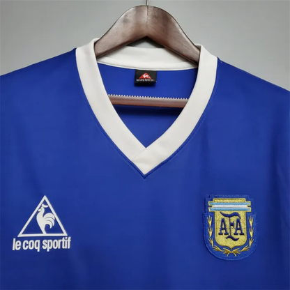 Argentina Jersey Away Kit 1986 Retro Football Team Soccer Shirt