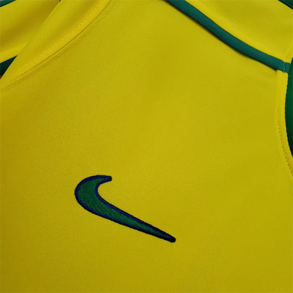 Brazil Jersey Home Kit 1998 Retro Football Team Soccer Shirt