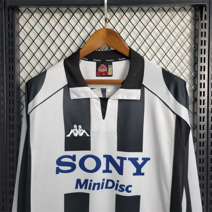 Juventus Jersey Home kit 1997 1998 Retro Long Sleeves
