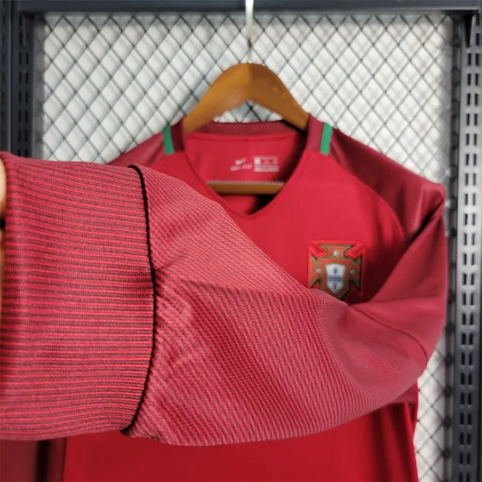 Portugal Jersey Home kit 16-17 Retro Long Sleeves