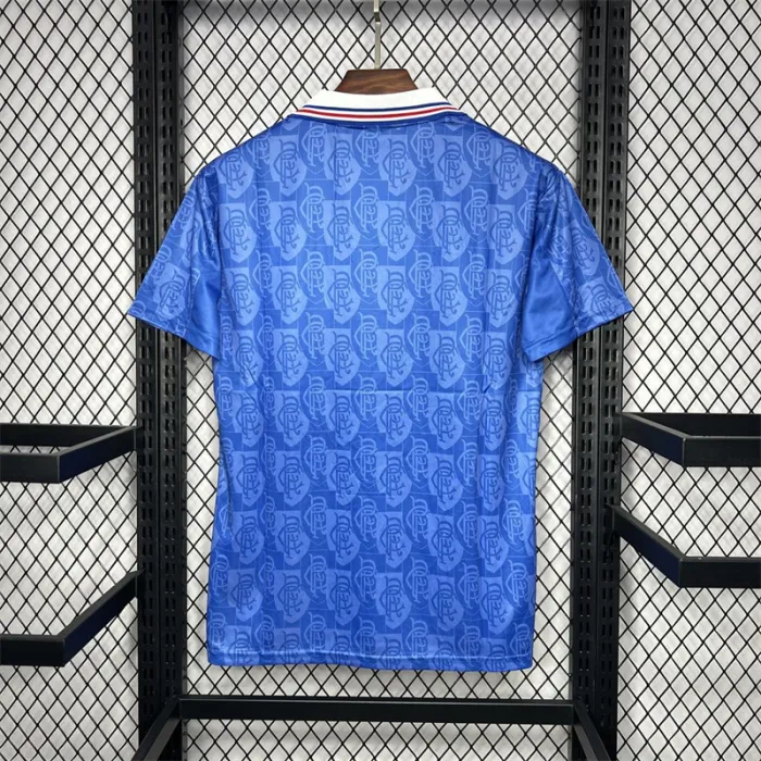 Retro Rangers Home Kit 1996 1997 Football Jersey