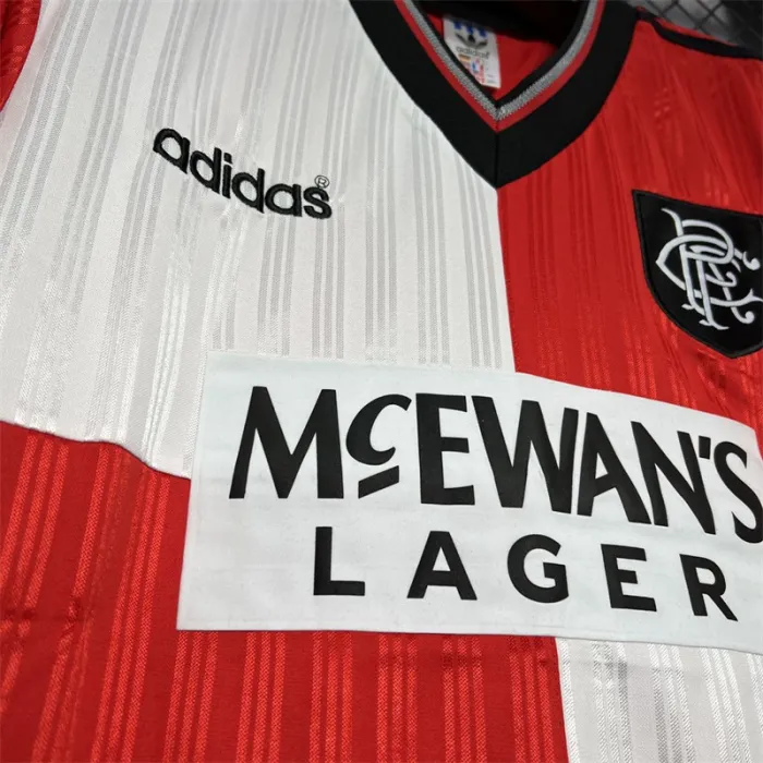 Retro Rangers Away Kit 1995 1996 Football Jersey