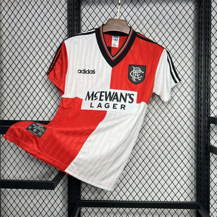 Retro Rangers Away Kit 1995 1996 Football Jersey
