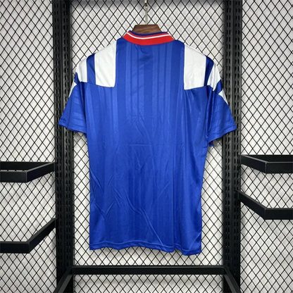Retro Rangers Home Kit 1992 1994 Football Jersey