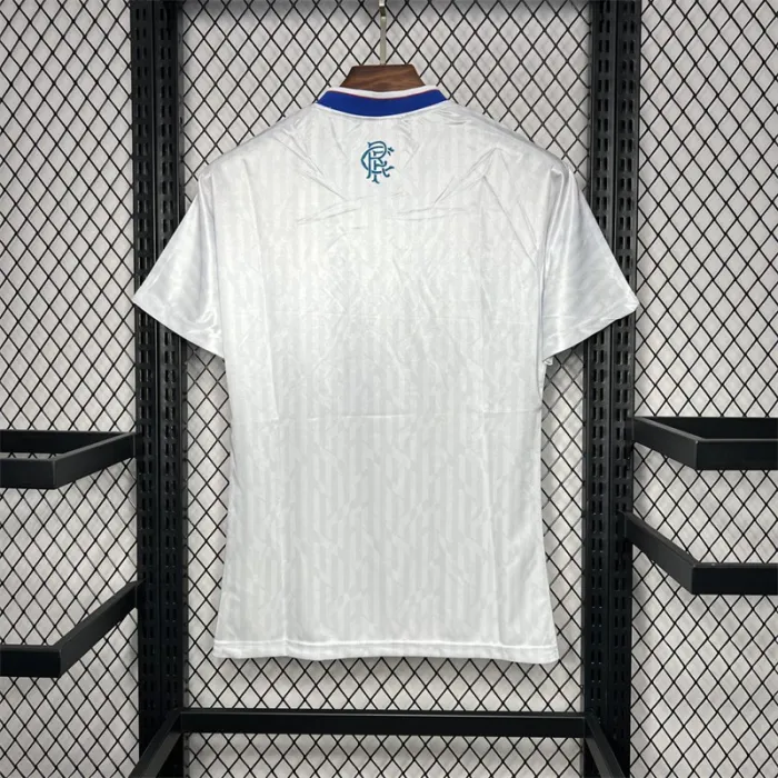 Retro Rangers Away Kit 1990 1992 Football Jersey