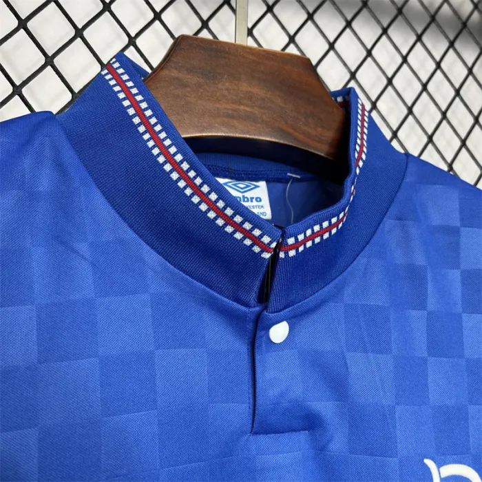 Retro Rangers Home Kit 1987 1990 Football Jersey