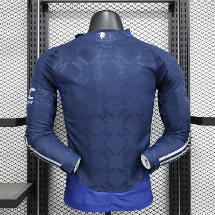 Player Manchester United Away Kit 24/25 Football Jersey Long Sleeves