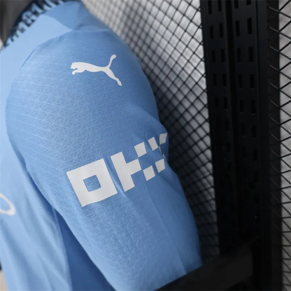 Player Version Manchester City Home Kit 24/25 Football Jersey Long Sleeves