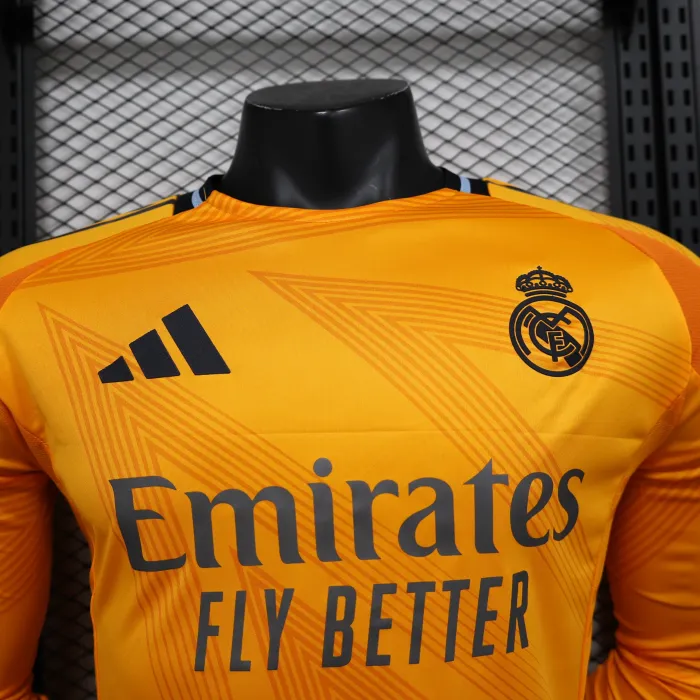 Player Version Real Madrid Away Kit 24/25 Football Jersey Long Sleeves