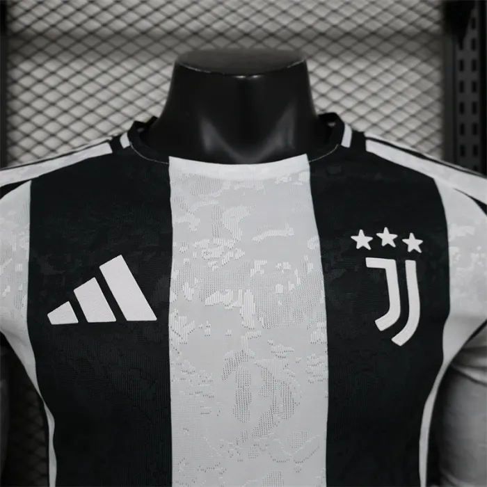 Player Version Juventus Home Jersey 24/25 Football Kit Long Sleeves