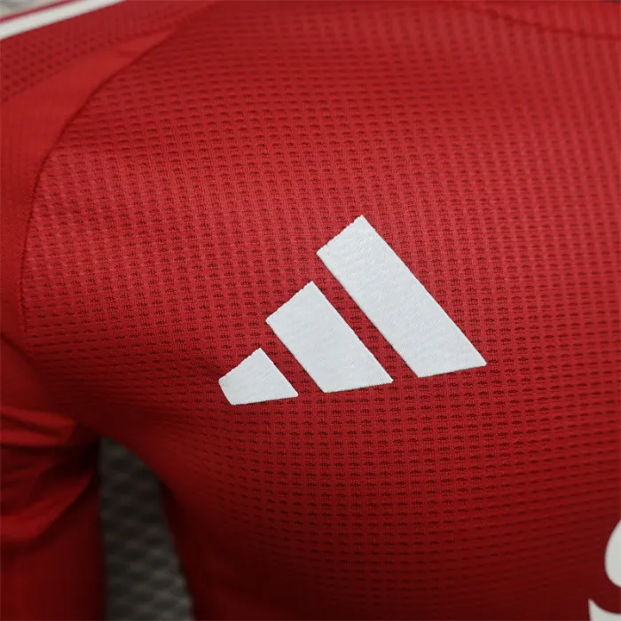 Player Manchester United Home Kit 24/25 Football Jersey Long Sleeves