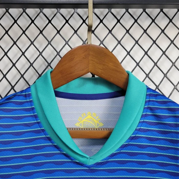 Kids Brazil Away Kit 24/25 Copa America 2024 Football Jersey
