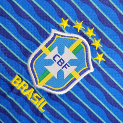 Kids Brazil Away Kit 24/25 Copa America 2024 Football Jersey