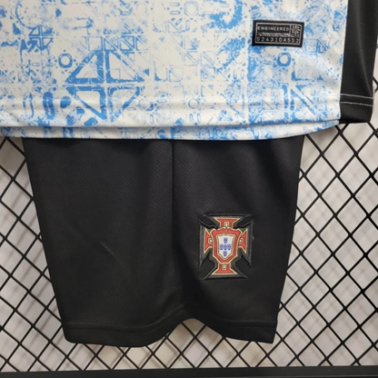 Portugal Away Kit 24/25 Euro Cup 2024 Kids Football Jersey