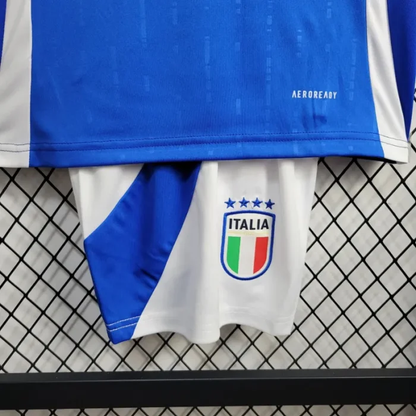 Kids Italy Home Kit 24/25 Euro Cup 2024 Football Jersey