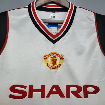 Manchester United Jersey Away Kit 1985 Retro Football Team Soccer Shirt