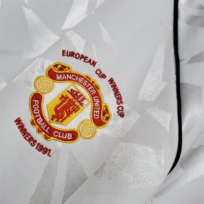 Manchester United Jersey Away Kit 1991 Retro Football Team Soccer Shirt