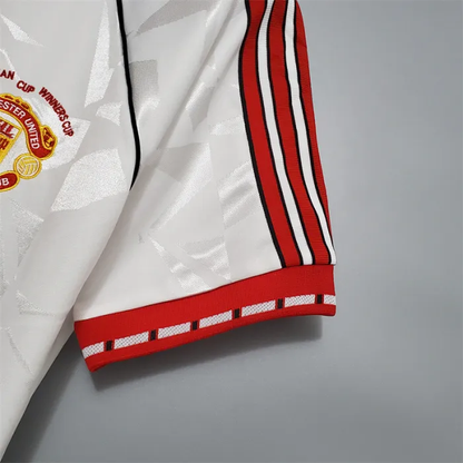Manchester United Jersey Away Kit 1991 Retro Football Team Soccer Shirt