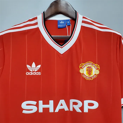 Manchester United Jersey Home Kit 1983/84 Retro Football Team Soccer Shirt