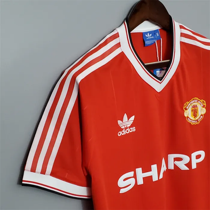 Manchester United Jersey Home Kit 1983/84 Retro Football Team Soccer Shirt