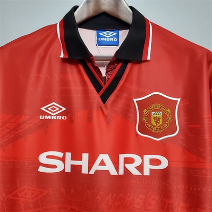 Manchester United Jersey Home Kit 1994/96 Retro Football Team Soccer Shirt