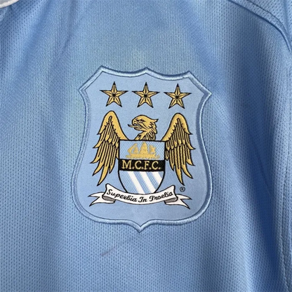 Manchester City Jersey Home Kit 2015/16 Retro Football Team Soccer Shirt