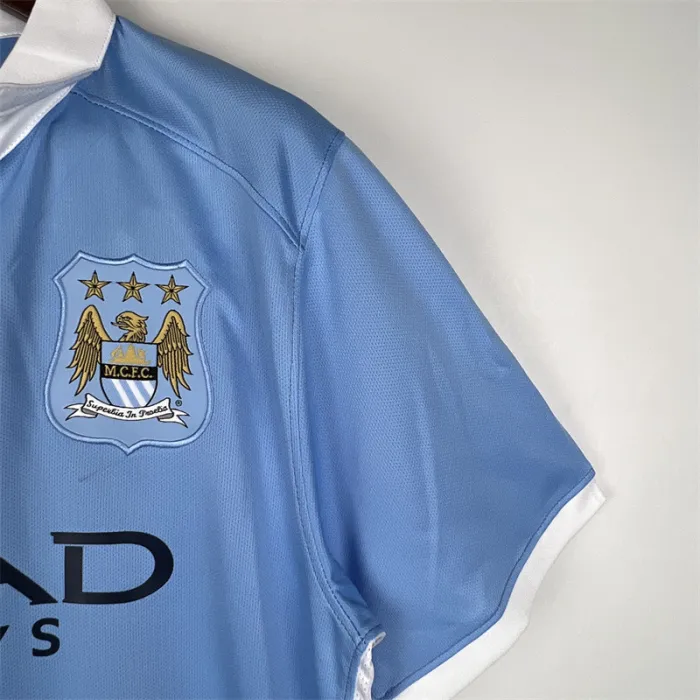 Manchester City Jersey Home Kit 2015/16 Retro Football Team Soccer Shirt
