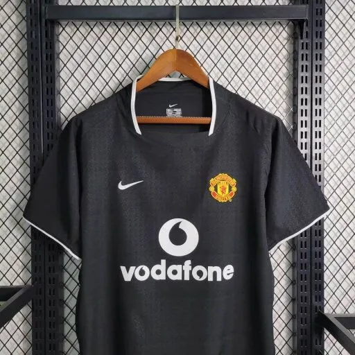 Manchester United Jersey Away Kit 03/04 Retro Football Team Soccer Shirt