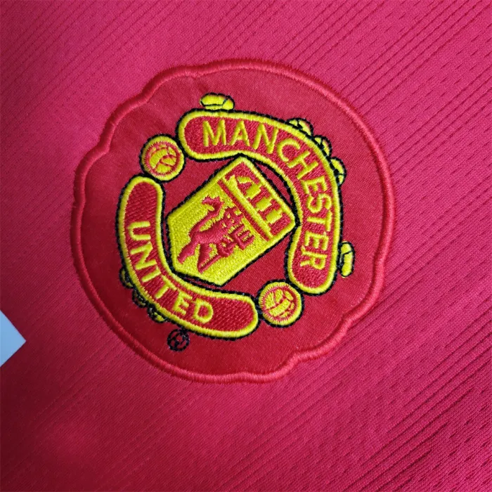 Manchester United Jersey Home Kit 07/08 Retro Long Sleeves Football Team Soccer Shirt