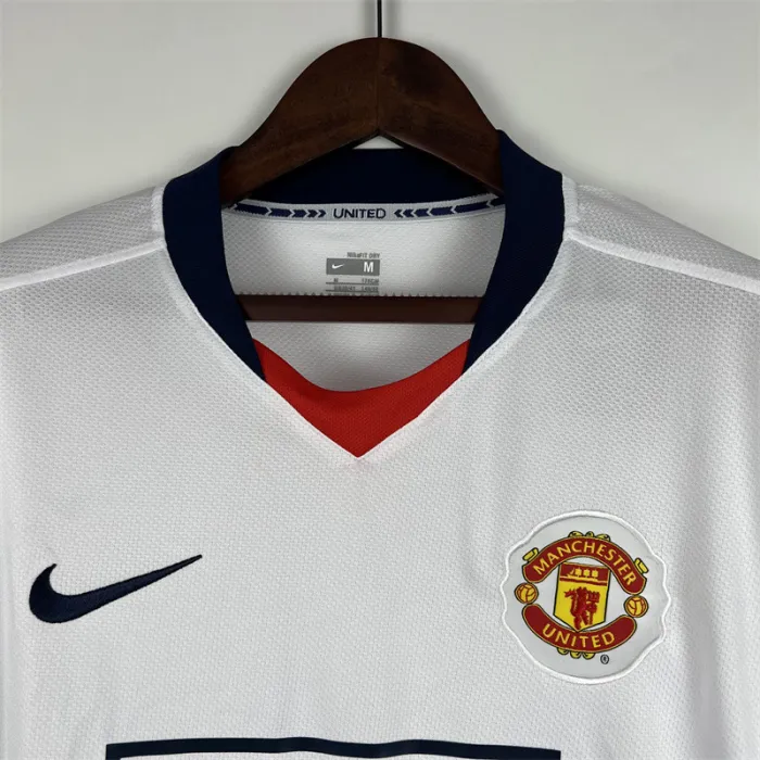 Retro Manchester United Away Kit 08/09 Football Jersey Long Sleeves