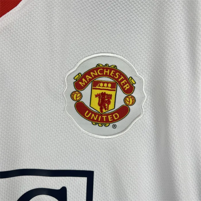 Retro Manchester United Away Kit 08/09 Football Jersey Long Sleeves