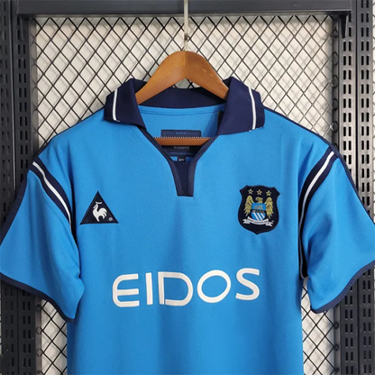 Manchester City Jersey Home Kit 01/02 Retro