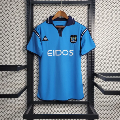 Manchester City Jersey Home Kit 01/02 Retro