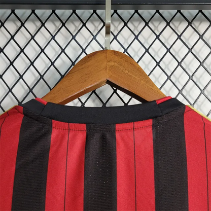 AC Milan Jersey Home Kit 2013 2014 Retro Long Sleeves